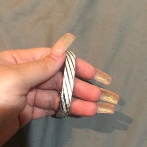 Silver bangle